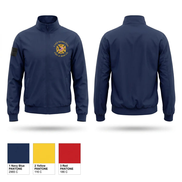 Windbreaker, Lake Hamilton Fire Rescue, Fire Department, Teamtime, Team time, sublimation, custom sports apparel, team uniforms, spirit wear, spiritwear, sports uniforms, custom shirts, team store, custom team store, fundraiser sports, apparel fundraiser
