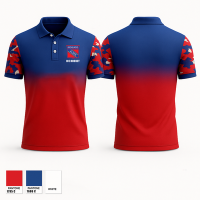 Iroquois Alden Ice Hockey 10596841 Short Sleeve Performance Polo - 1