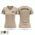 1-167 Women's Short Sleeve V-neck Shirt - 1