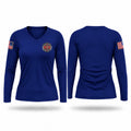 Indian Harbor Women's Long Sleeve V-neck Shirt - 1