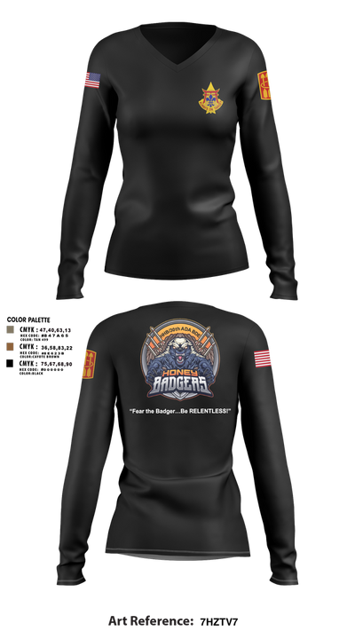 HHB_30X 8927960 Women's Long Sleeve V-neck Shirt - 4