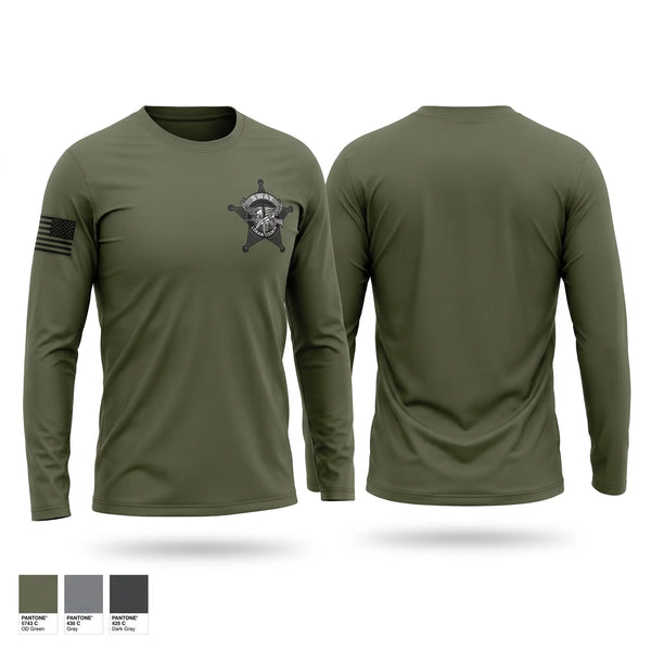 Long Sleeve Performance Shirt, Lorain County SWAT, Police, Teamtime, Team time, sublimation, custom sports apparel, team uniforms, spirit wear, spiritwear, sports uniforms, custom shirts, team store, custom team store, fundraiser sports, apparel fundraiser