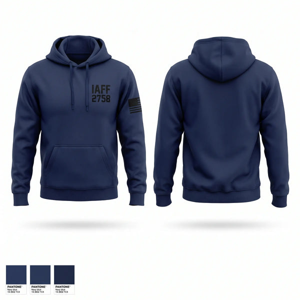 Hoodie, IAFF 2758, Fire Department, Teamtime, Team time, sublimation, custom sports apparel, team uniforms, spirit wear, spiritwear, sports uniforms, custom shirts, team store, custom team store, fundraiser sports, apparel fundraiser
