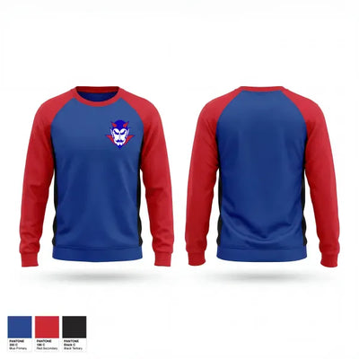 Dover Academy Blue Devils 76497480 Crew Neck Sweatshirt - 2