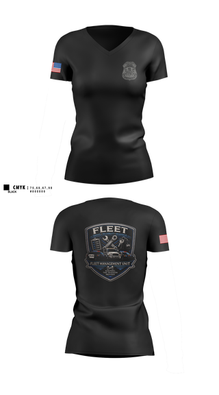 Womens Short Sleeve Vneck Shirt, Fleet, Police, Teamtime, Team time, sublimation, custom sports apparel, team uniforms, spirit wear, spiritwear, sports uniforms, custom shirts, team store, custom team store, fundraiser sports, apparel fundraiser