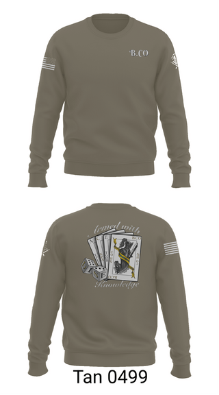 Crew Neck Sweatshirt, Bravo Company 532ND Military Battalion, , Teamtime, Team time, sublimation, custom sports apparel, team uniforms, spirit wear, spiritwear, sports uniforms, custom shirts, team store, custom team store, fundraiser sports, apparel fundraiser