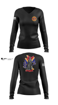 10th AAMDC 81247045 Women's Long Sleeve V-neck Shirt - 100
