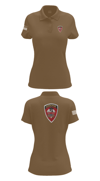 Womens Short Sleeve Performance Polo, , Army, Teamtime, Team time, sublimation, custom sports apparel, team uniforms, spirit wear, spiritwear, sports uniforms, custom shirts, team store, custom team store, fundraiser sports, apparel fundraiser