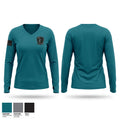 NITE Center Women's Long Sleeve V-neck Shirt - 1