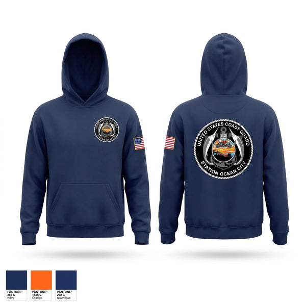 Hoodie, Station Ocean City, Coast Guard, Teamtime, Team time, sublimation, custom sports apparel, team uniforms, spirit wear, spiritwear, sports uniforms, custom shirts, team store, custom team store, fundraiser sports, apparel fundraiser