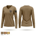 Fms17 2023473 Women's Long Sleeve V-neck Shirt - 1