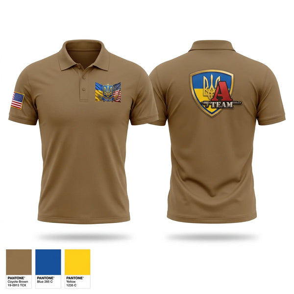 Short Sleeve Performance Polo, ALPHA TEAM, Army, Teamtime, Team time, sublimation, custom sports apparel, team uniforms, spirit wear, spiritwear, sports uniforms, custom shirts, team store, custom team store, fundraiser sports, apparel fundraiser