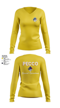 PECCO 69010364 Women's Long Sleeve V-neck Shirt - 5