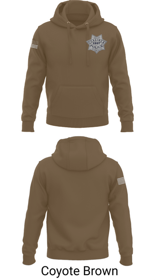 Hoodie, Coalinga Police Department, Police, Teamtime, Team time, sublimation, custom sports apparel, team uniforms, spirit wear, spiritwear, sports uniforms, custom shirts, team store, custom team store, fundraiser sports, apparel fundraiser