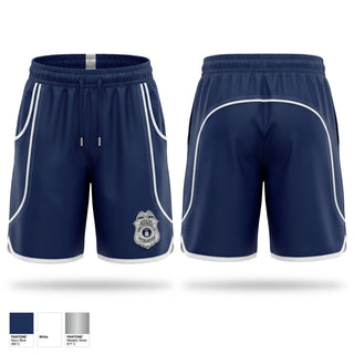 Athletic Shorts With Pockets, Wright Patterson Air Force Base Police Department, Police, Teamtime, Team time, sublimation, custom sports apparel, team uniforms, spirit wear, spiritwear, sports uniforms, custom shirts, team store, custom team store, fundraiser sports, apparel fundraiser