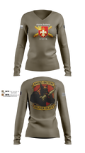 Anubis Battery, 3-12 FA Women's Long Sleeve V-neck Shirt - 102