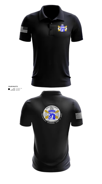 XVIII Airborne Corps G34 FIRES 87629681 Short Sleeve Performance Polo - 23
