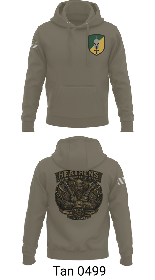 Hoodie, 152 mp co, Army, Teamtime, Team time, sublimation, custom sports apparel, team uniforms, spirit wear, spiritwear, sports uniforms, custom shirts, team store, custom team store, fundraiser sports, apparel fundraiser