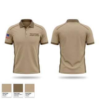 Short Sleeve Performance Polo, The old guard medical platoon, Army, Teamtime, Team time, sublimation, custom sports apparel, team uniforms, spirit wear, spiritwear, sports uniforms, custom shirts, team store, custom team store, fundraiser sports, apparel fundraiser