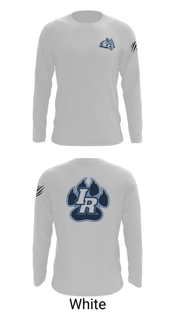 Long Sleeve Performance Shirt, Indian River Wolves, Wrestling, Teamtime, Team time, sublimation, custom sports apparel, team uniforms, spirit wear, spiritwear, sports uniforms, custom shirts, team store, custom team store, fundraiser sports, apparel fundraiser