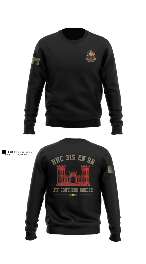 Crew Neck Sweatshirt, 315, Army, Teamtime, Team time, sublimation, custom sports apparel, team uniforms, spirit wear, spiritwear, sports uniforms, custom shirts, team store, custom team store, fundraiser sports, apparel fundraiser