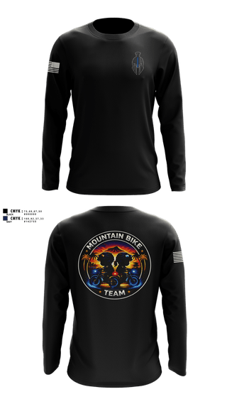 Long Sleeve Performance Shirt, Mountain Bike Team, Police, Teamtime, Team time, sublimation, custom sports apparel, team uniforms, spirit wear, spiritwear, sports uniforms, custom shirts, team store, custom team store, fundraiser sports, apparel fundraiser
