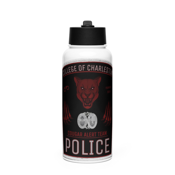 Cougar Alert Team 58095396 Stainless Steel Water Bottle with a Straw Lid