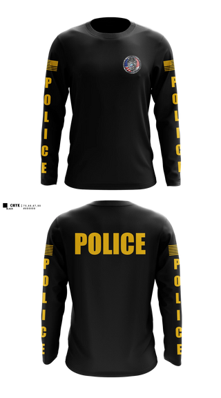 Long Sleeve Performance Shirt, Fort Walton Beach Police Department, Police, Teamtime, Team time, sublimation, custom sports apparel, team uniforms, spirit wear, spiritwear, sports uniforms, custom shirts, team store, custom team store, fundraiser sports, apparel fundraiser