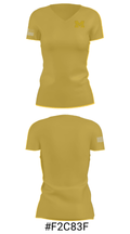University of Michigan Gymnastics 92290961 Women's Short Sleeve V-neck Shirt - 21