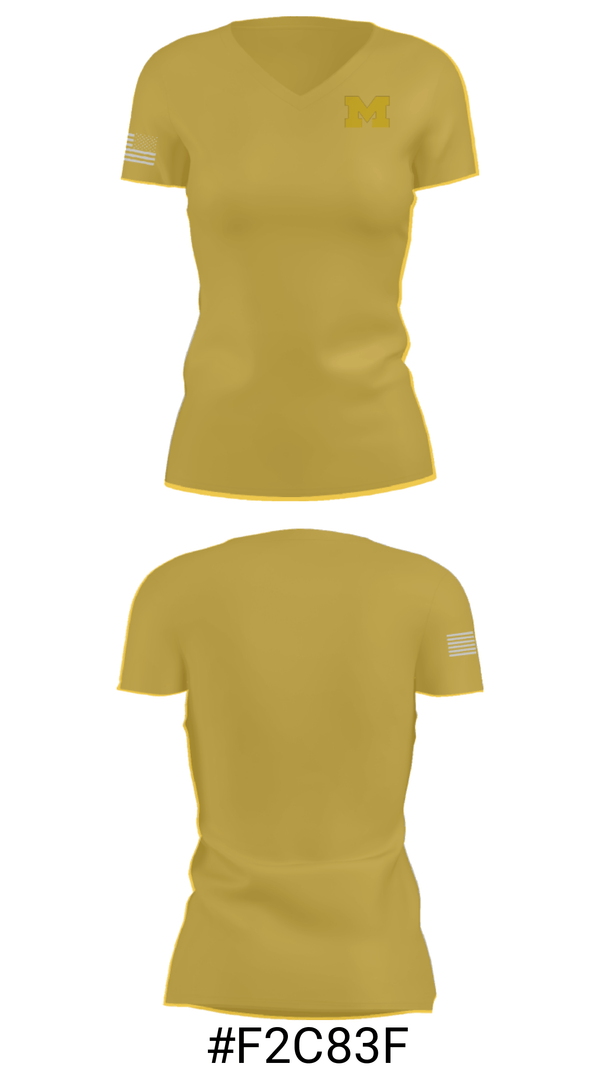 Women's Short Sleeve Vneck Shirt, University of Michigan Gymnastics, Men's Basketball, Teamtime, Team time, sublimation, custom sports apparel, team uniforms, spirit wear, spiritwear, sports uniforms, custom shirts, team store, custom team store, fundraiser sports, apparel fundraiser