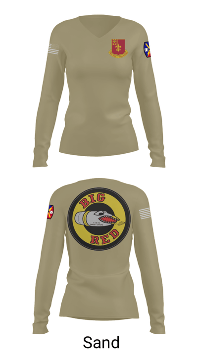 1-145 FA 80559129 Women's Long Sleeve V-neck Shirt - 47