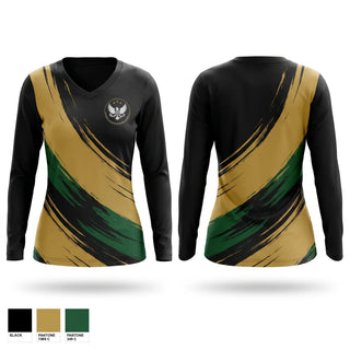 Womens Long Sleeve Vneck Shirt, IDSS, , Teamtime, Team time, sublimation, custom sports apparel, team uniforms, spirit wear, spiritwear, sports uniforms, custom shirts, team store, custom team store, fundraiser sports, apparel fundraiser