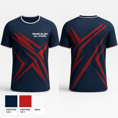Grand Blanc All-Stars Short Sleeve Performance Shirt - 2