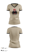 JOKERS WILD Women's Short Sleeve V-neck Shirt - 2