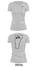 Vermont Elks Association 21900825 Women's Short Sleeve V-neck Shirt - 12
