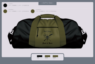 Duffle Bag, , Army, Teamtime, Team time, sublimation, custom sports apparel, team uniforms, spirit wear, spiritwear, sports uniforms, custom shirts, team store, custom team store, fundraiser sports, apparel fundraiser