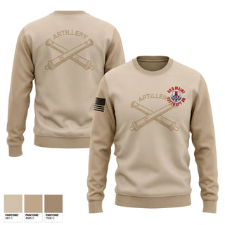 Crew Neck Sweatshirt, A Battery 1-134th Field Artillery, Army, Teamtime, Team time, sublimation, custom sports apparel, team uniforms, spirit wear, spiritwear, sports uniforms, custom shirts, team store, custom team store, fundraiser sports, apparel fundraiser