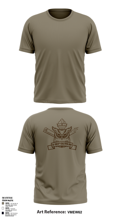 4th/104th BN (CA/PO) 7380170 Short Sleeve Performance Shirt - 14
