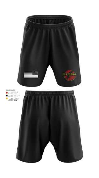Athletic Shorts With Pockets, H2F STORM, Army, Teamtime, Team time, sublimation, custom sports apparel, team uniforms, spirit wear, spiritwear, sports uniforms, custom shirts, team store, custom team store, fundraiser sports, apparel fundraiser