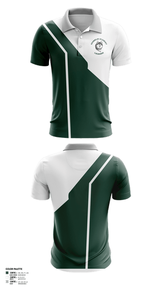 Short Sleeve Performance Polo, Franklin Academy Lacrosse, Men's Lacrosse, Teamtime, Team time, sublimation, custom sports apparel, team uniforms, spirit wear, spiritwear, sports uniforms, custom shirts, team store, custom team store, fundraiser sports, apparel fundraiser