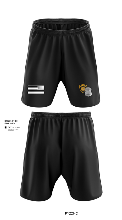 San Antonio Police Department 73330660 Athletic Shorts With Pockets - 101