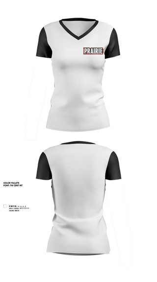 Womens Short Sleeve Vneck Shirt, Clinton Prairie Dance, Spirit Store, Teamtime, Team time, sublimation, custom sports apparel, team uniforms, spirit wear, spiritwear, sports uniforms, custom shirts, team store, custom team store, fundraiser sports, apparel fundraiser