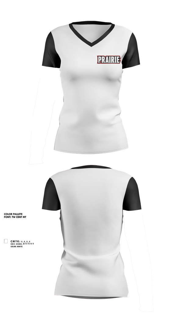 Womens Short Sleeve Vneck Shirt, Clinton Prairie Dance, Spirit Store, Teamtime, Team time, sublimation, custom sports apparel, team uniforms, spirit wear, spiritwear, sports uniforms, custom shirts, team store, custom team store, fundraiser sports, apparel fundraiser