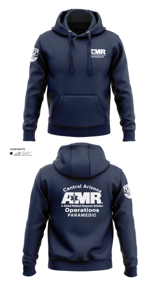 Hoodie, AMR  Central Arizona Operations, EMS/EMT, Teamtime, Team time, sublimation, custom sports apparel, team uniforms, spirit wear, spiritwear, sports uniforms, custom shirts, team store, custom team store, fundraiser sports, apparel fundraiser