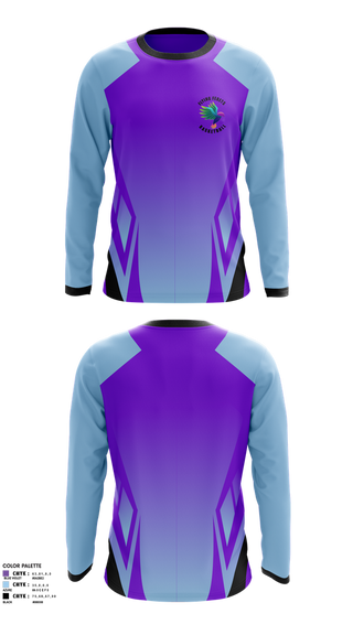 Long Sleeve Performance Shirt, Flying Ferets, Men's Basketball, Teamtime, Team time, sublimation, custom sports apparel, team uniforms, spirit wear, spiritwear, sports uniforms, custom shirts, team store, custom team store, fundraiser sports, apparel fundraiser