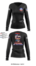 Agif 18486866 Women's Long Sleeve V-neck Shirt - 3