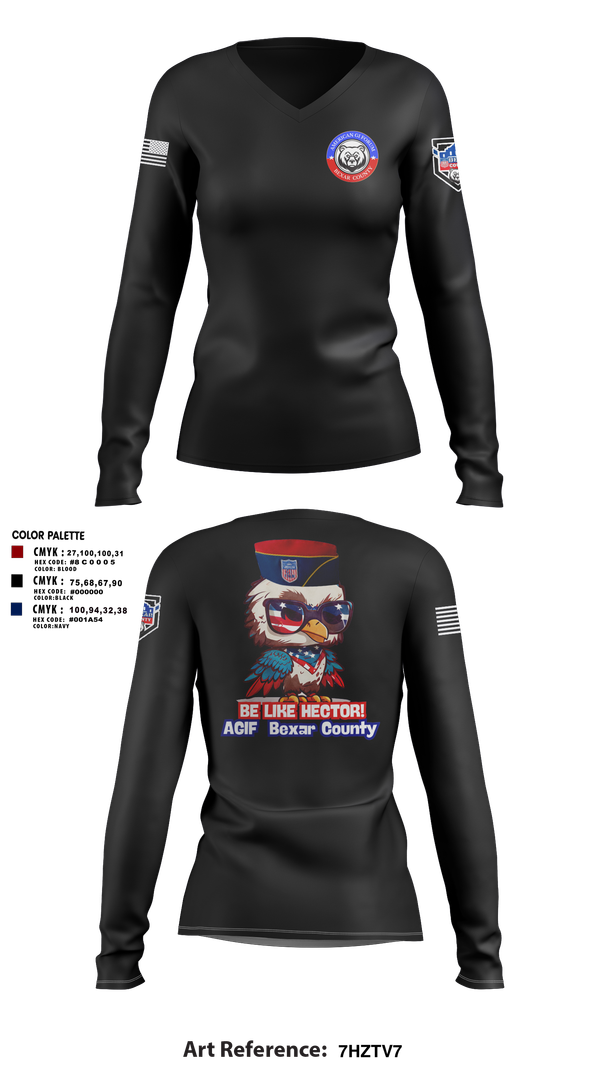 Womens Long Sleeve Vneck Shirt, Agif, , Teamtime, Team time, sublimation, custom sports apparel, team uniforms, spirit wear, spiritwear, sports uniforms, custom shirts, team store, custom team store, fundraiser sports, apparel fundraiser
