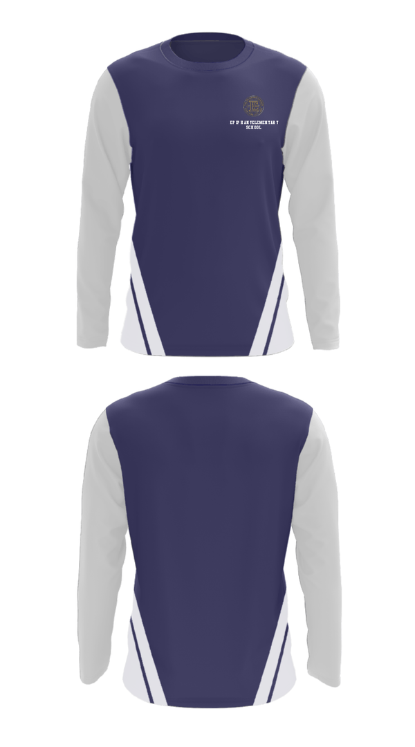 Long Sleeve Performance Shirt, Epiphany Elementary School, Spirit Store, Teamtime, Team time, sublimation, custom sports apparel, team uniforms, spirit wear, spiritwear, sports uniforms, custom shirts, team store, custom team store, fundraiser sports, apparel fundraiser