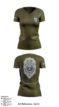 METRO SOUTH PROTECTIVE SERVICE 25947378 Women's Short Sleeve V-neck Shirt - 1