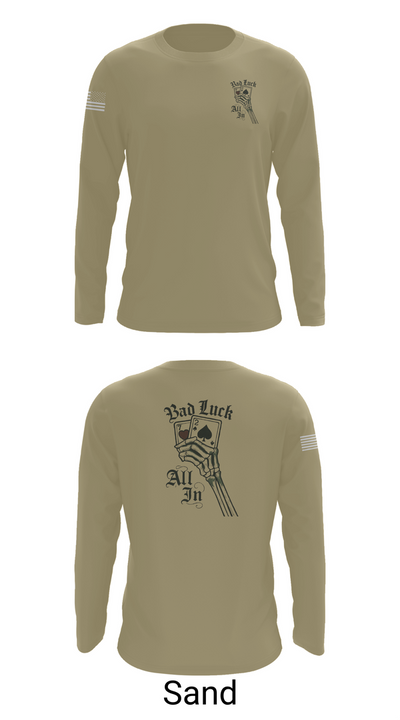 4th plt bad luck 18253345 Long Sleeve Performance Shirt 86